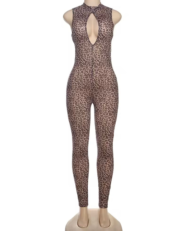 Dezera Cheetah Jumpsuit