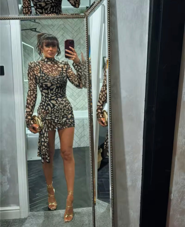 Sia Leopard Dress