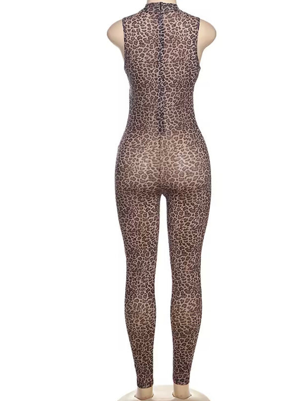 Dezera Cheetah Jumpsuit