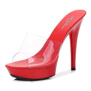 Stacy Duchess Clear Heels