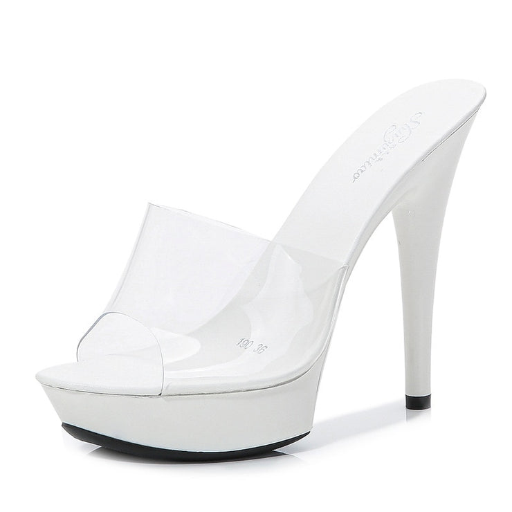 Stacy Duchess Clear Heels