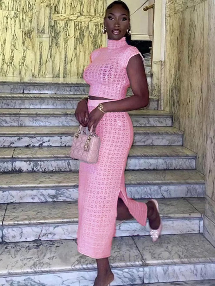 Pilar Pink Two Piece Set