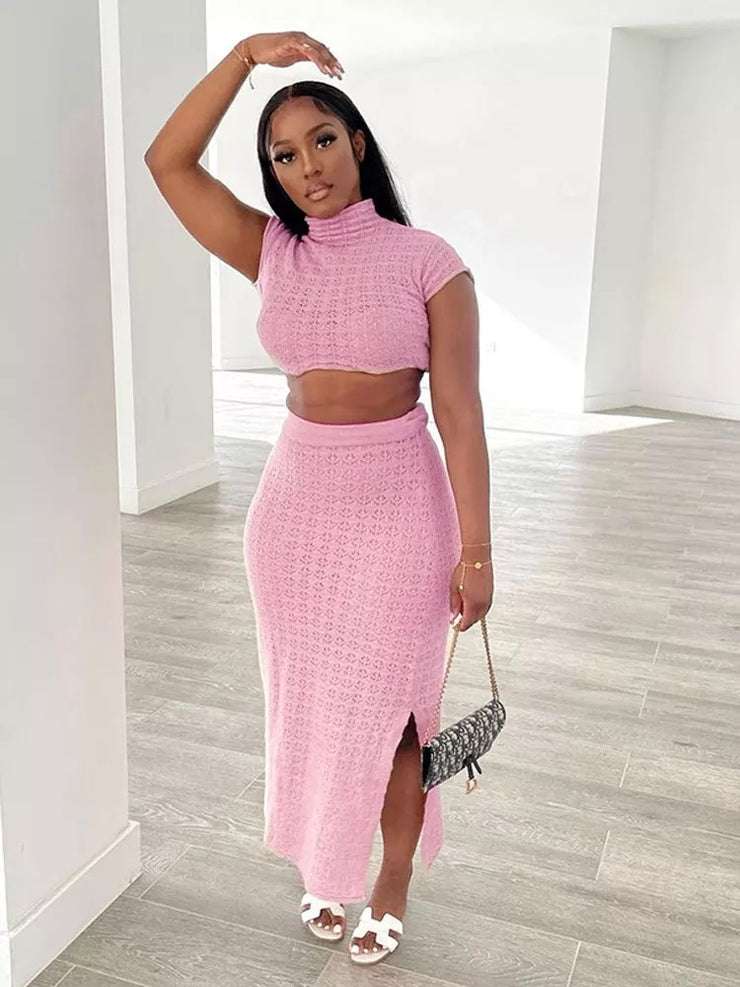 Pilar Pink Two Piece Set