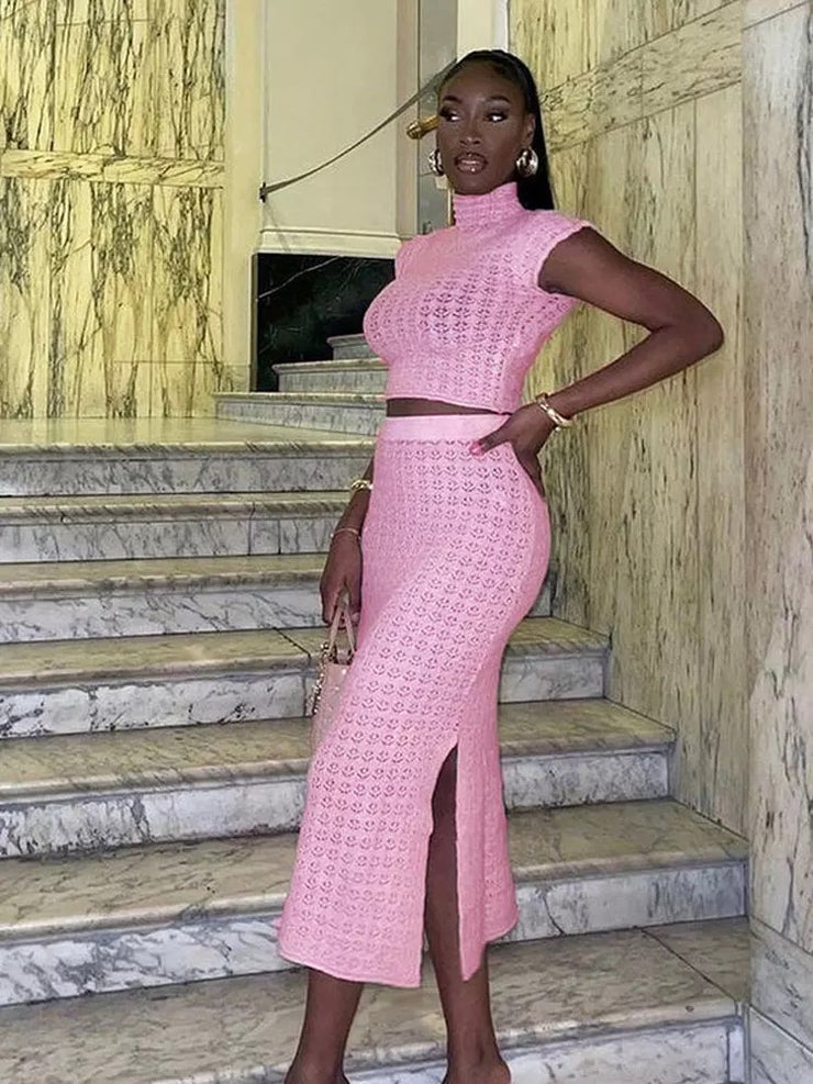 Pilar Pink Two Piece Set